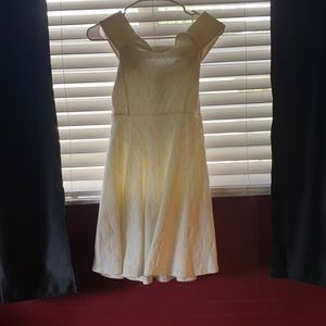 White/Cream Formal Dress